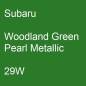 Preview: Subaru, Woodland Green Pearl Metallic, 29W.